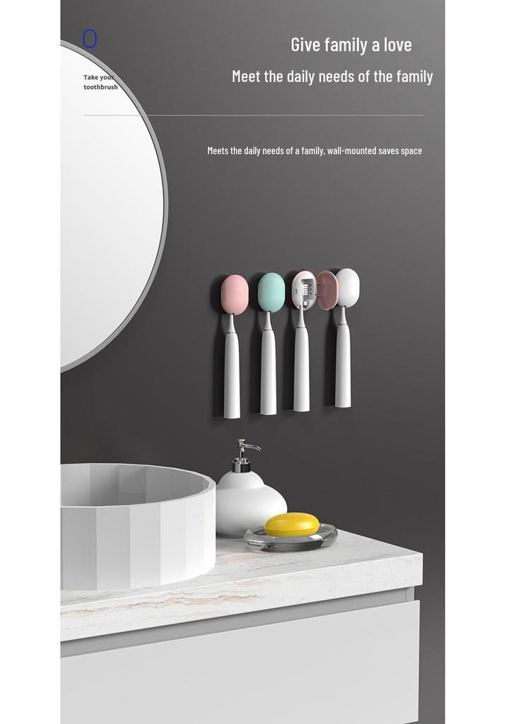 Wall-Mounted Rechargeable UV Toothbrush Sterilizer