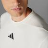 Adidas Moisture Wicking Quick Dry Soft Comfortable Skin Friendly Versatile Short Sleeve T-Shirt Men Tops Chalk-White JE5746