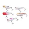 5pcs 4.5cm 3.5g Fishing Lures Bass Hard Baits Topwater Poppers Lures 3D Eyes Lifelike Swimbaits for