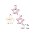 Mother's Day Charms For Nails Pentagram Moon Enamel Charms Pendant Art Supplies Pendant Accessories
