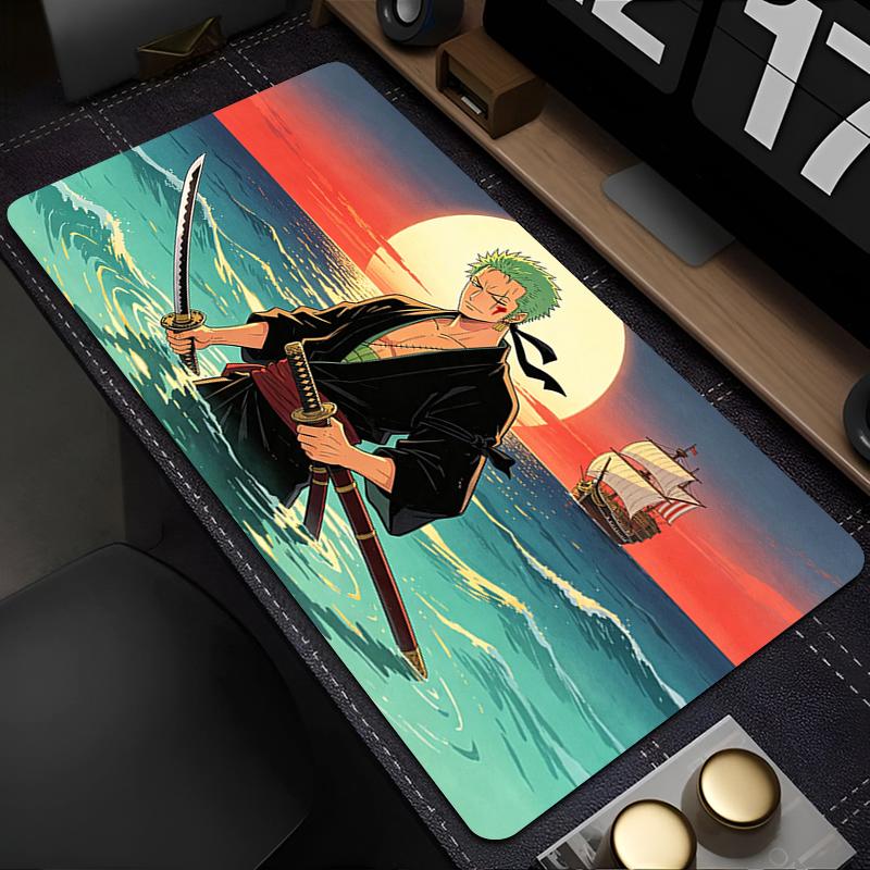 New Anime Mouse Pads Computer Accessories Speed Mousepad Designed Specifically Xxl Gaming Keyboard Mat One Piece Zoro Mouse Mat