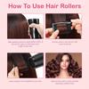 1Set Self Grip Hair Rollers No Heat Hair Clip Curlers Heatless Curls Hair Bangs Volume Self-adhesive Hook DIY Styling Tools