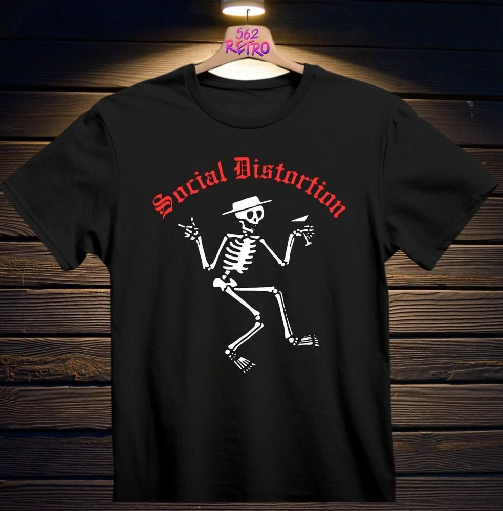 Social Distortion Punk Rock Band TShirt Black S3XL Unisex T-Shirt XXXXL
