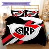River Plate Pattern Bedding Set Quilt Cover Pillowcase Home Decor Gift (1 * Duvet Cover + 2 * Pillowcase, Without Core)