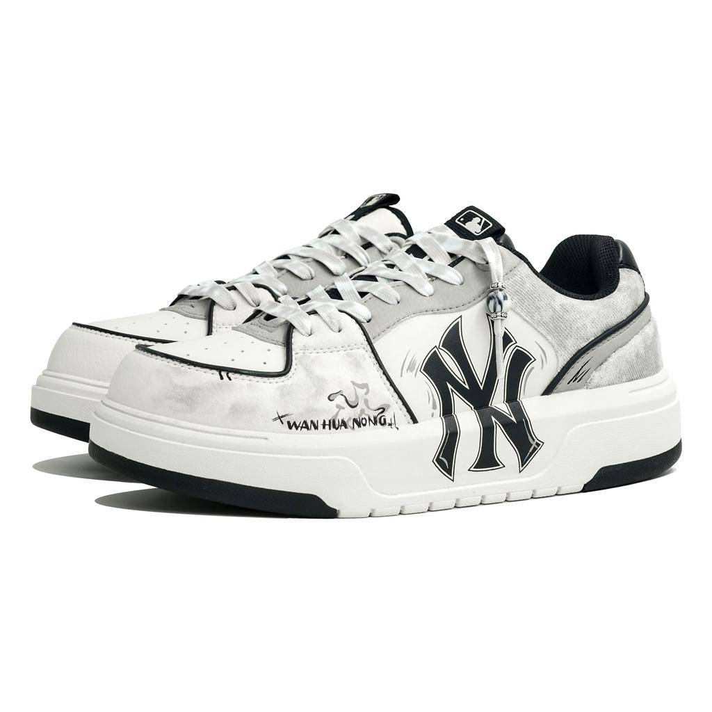 MLB Chunky Liner Kaleidoscope, Mist, Shopping Bag Abrasion Resistant Height Increasing Low top Skateboard Shoes Unisex 3ASXCA12N-50WHS(Team113- BOX)
