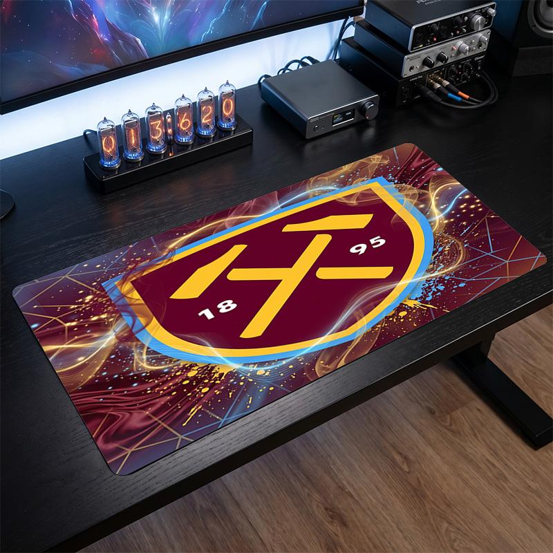 Tappetino per Mouse Grande Stampa West Ham United Football, Tappetino Esteso Antiscivolo per Scrivania da Gioco per Ufficio Casa