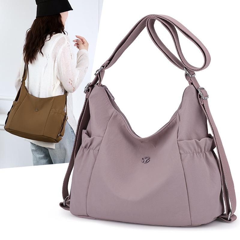 Spring New Simple Large-capacity Messenger Bag Simple and Fashionable Women's Shoulder Bag Texture Trendy Underarm Bag