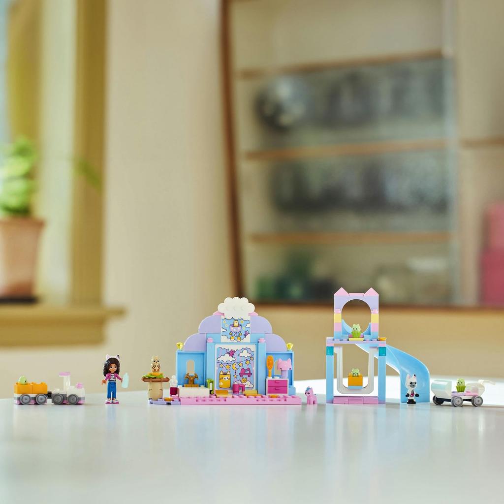 LEGO Gabby's Dollhouse Baby & Kitty Room Toy - Birthday Present - Building Blocks - Educational Toy for Boys and Girls Ages 4, 5, 6 - Pretend Play - 1