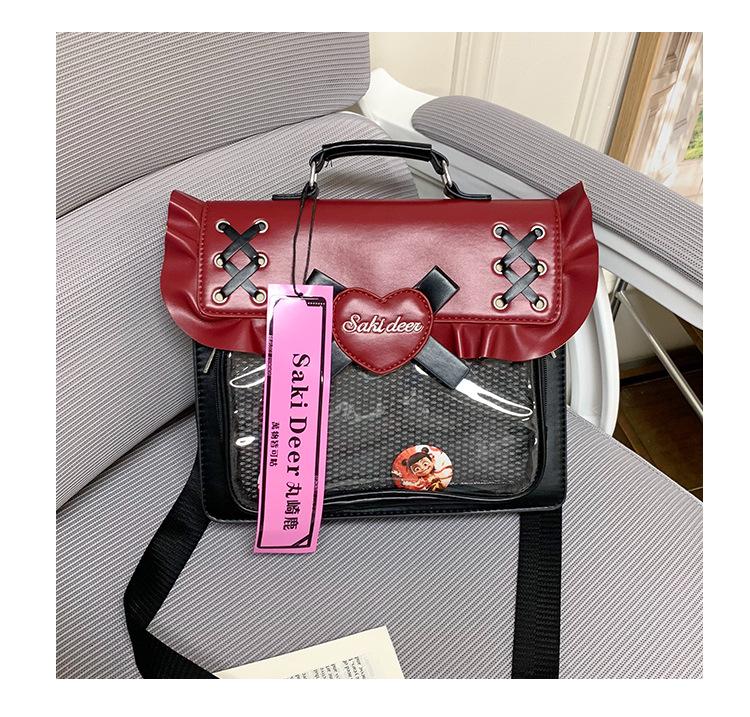 

Bag women s summer new versatile single shoulder crossbody cute girl high value backpack красный