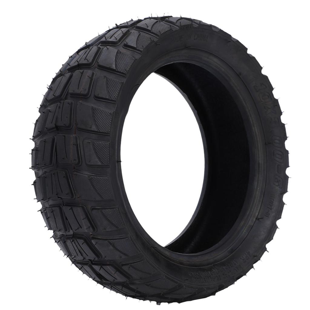 10x3.0 6 Off Road Tubeless Tire Non Slip Pattern Tread Rubber Electric Scooter Tubeless Tire