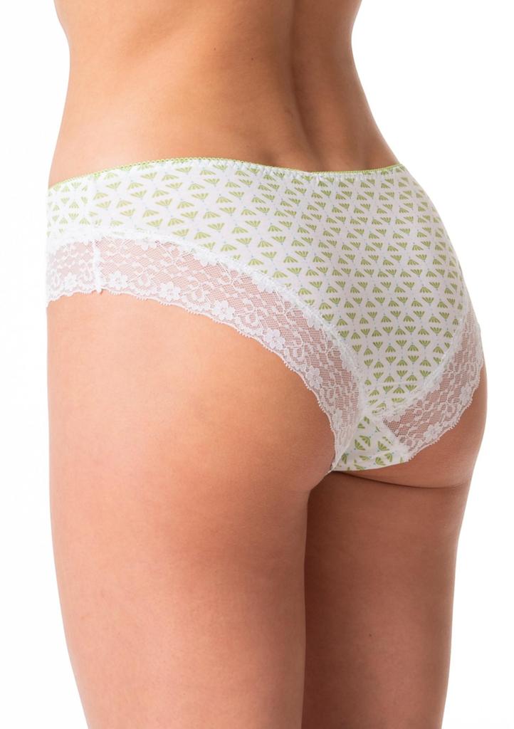 Figi damskie brazyliany (2 pack) z koronkowym wykończeniem LPB 990 Key