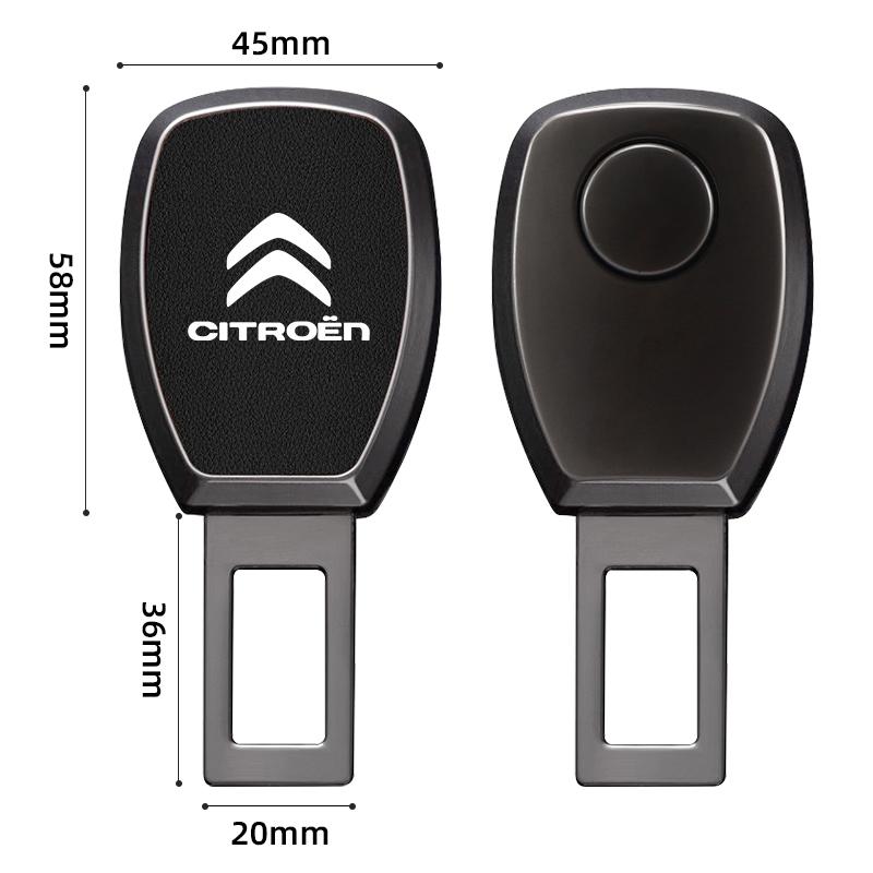 Car Seat Belt Clip Extender Safety Seatbelt Lock Buckle Plug Car Accessories for Citroen C4 C5 C3 C2 C1 C4L C6 Picasso Saxo