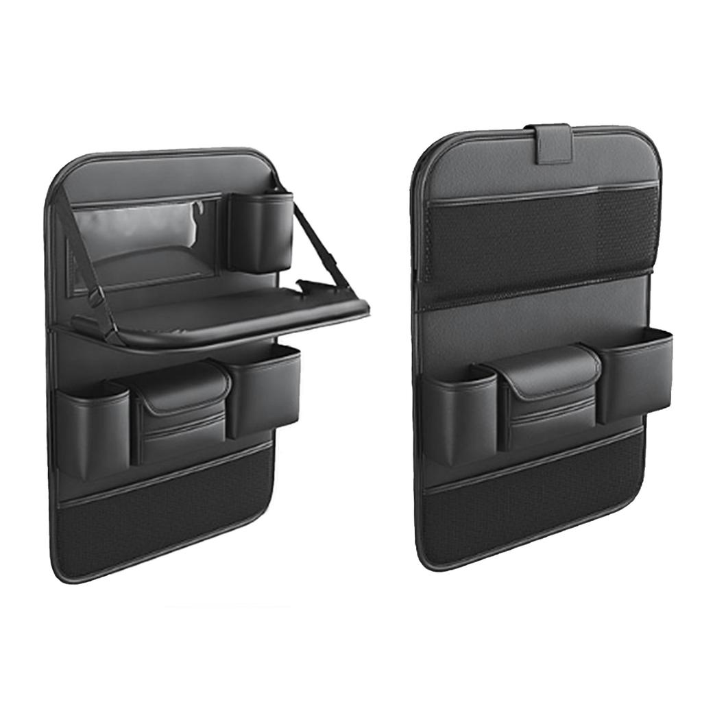 Rücksitzorganizer Multifunktional Stabil Langlebig Faltbarer Tisch Sitzrückenorganizer für Auto