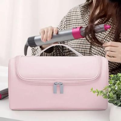 Hideable Hanging Hook Hair Dryer Case Portable Non-slip Hair Tools Pouch Water Proof Large Capacity Curling Iron Storage Bag