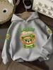 A casual hoodie for children,featuring a cute luckybearprintperfectasaChristmas gift forboysandgirlssuitableforautumnand winter.