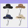 Style Straw Hat For Women Sun Protection Wide Brim Summer Beach Fashion Accessory