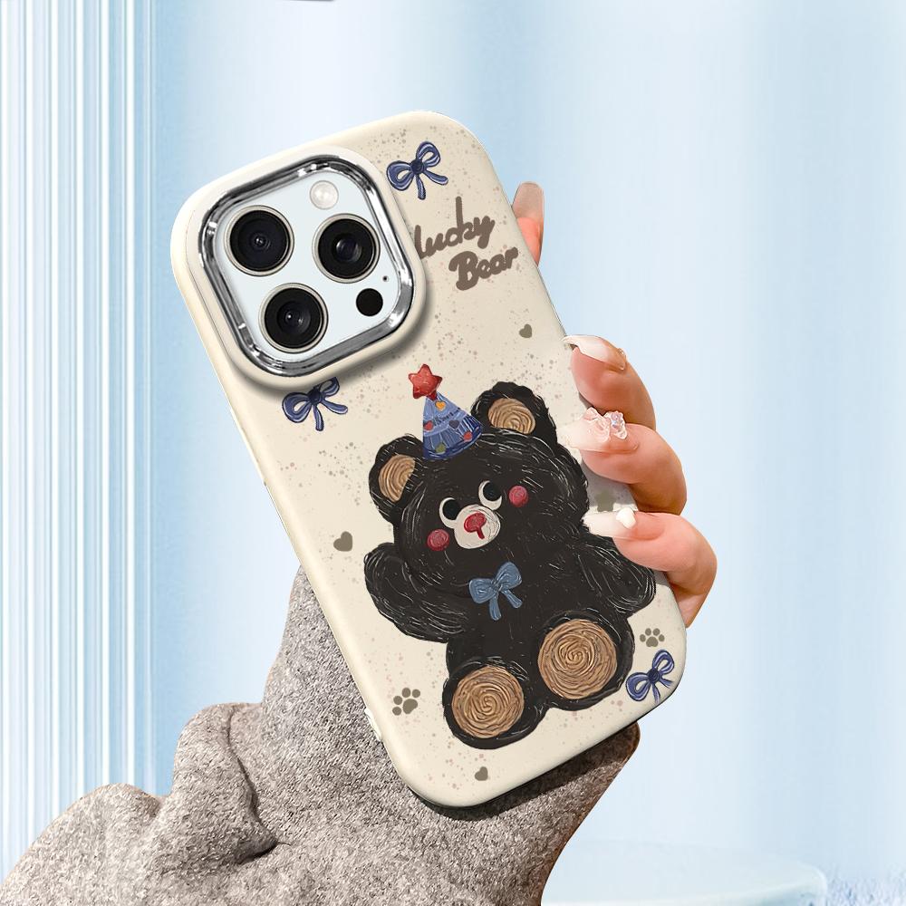 Einfarbige silberne Randlinse Fettgehäuse Weiche TPU-Flüssigsilikonabdeckung Stoßfeste Telefonhülle für Huawei Honor iPhone Infinix Tecno Vivo