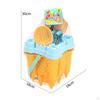13 Pieces Sandcastle Building Kit Thickened Beach Bucket and Tools Set Rounded Edges Castle