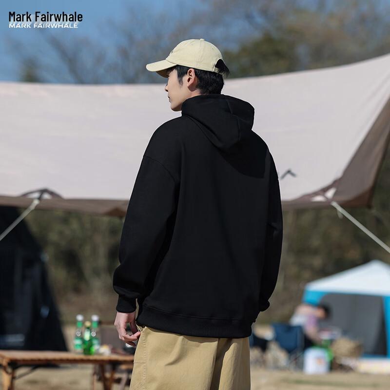 MARK FAIRWHALE Cotton Fleece Hooded Sweatshirt