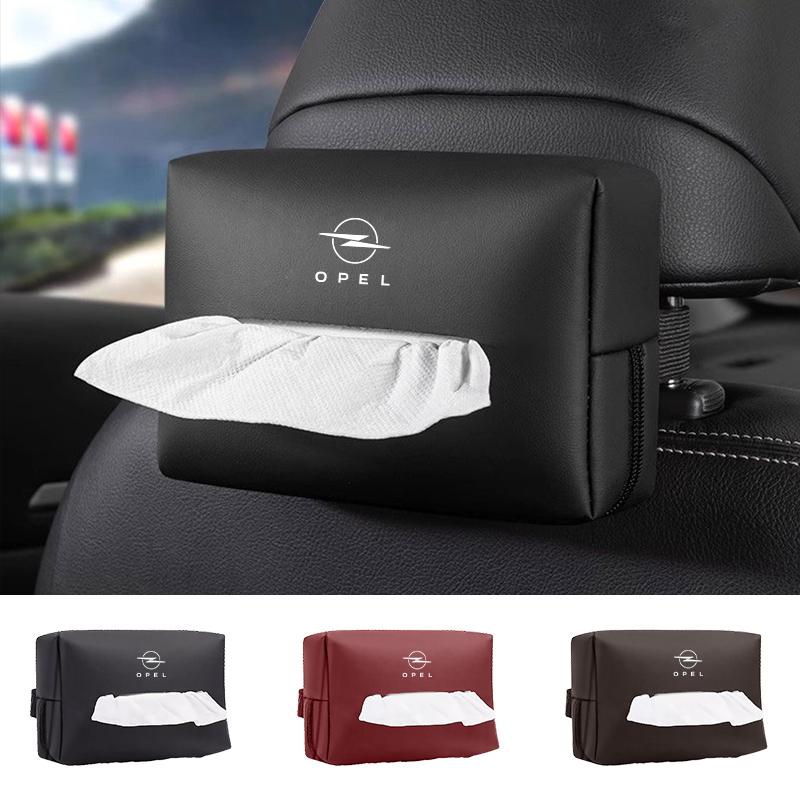 Autositz-Rückenlehne Leder Hängende Taschentuchbox Für Opel Corsa Astra Insignia Vectra Zafira Meriva Mokka Grandland Vivaro