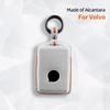 Interior Mouldings Alcantara For Volvo S90 S60 XC60 XC40 V60 V90 Car Key Case Holder Cover Shell Suede Keychain Remote Protector