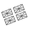 Set of 4 Swimming Pool Filter Cartridges Plastic Pool Cleaning Filters Plastic Pool Filtration Grids for 9991432 R4