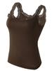 Popular Lace Sling Vest Women's Summer High Elasticity Plus Size Outside Wearing Bottoming Shirt