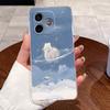 Jelly Casing For Honor 600 Lite / Honor 500 Smart 5G Clear Silicone Soft TPU Back Cover Cute Cat Rabbit Heart Protective Case