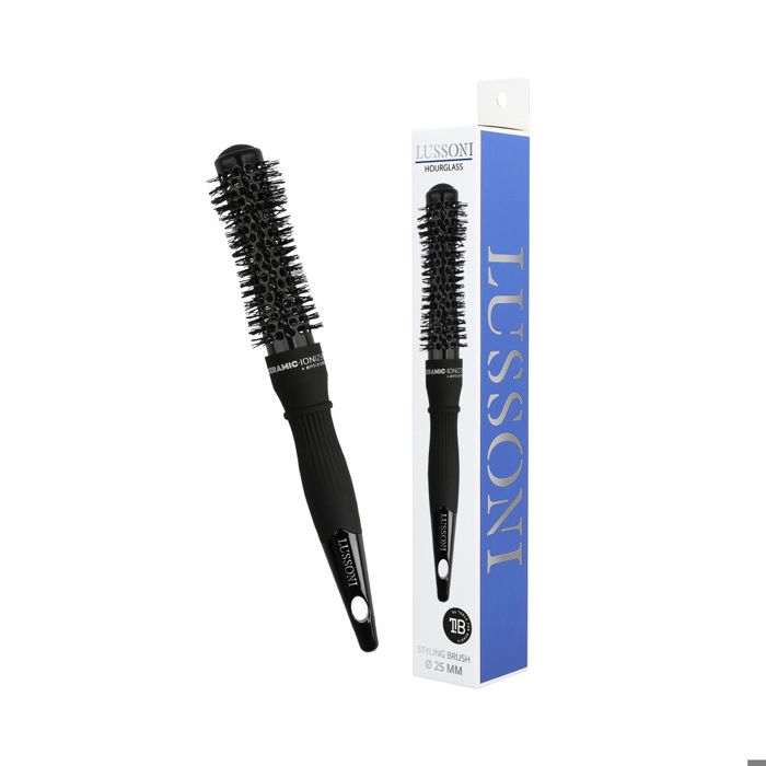 Perie Lussoni Haircare Clepsidră Styling 25mm - perie formă clepsidră