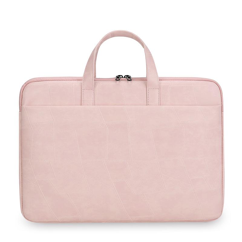 

Solid Color Simple Business Computer Bag Inline Bag Laptop Handbag one size fits all