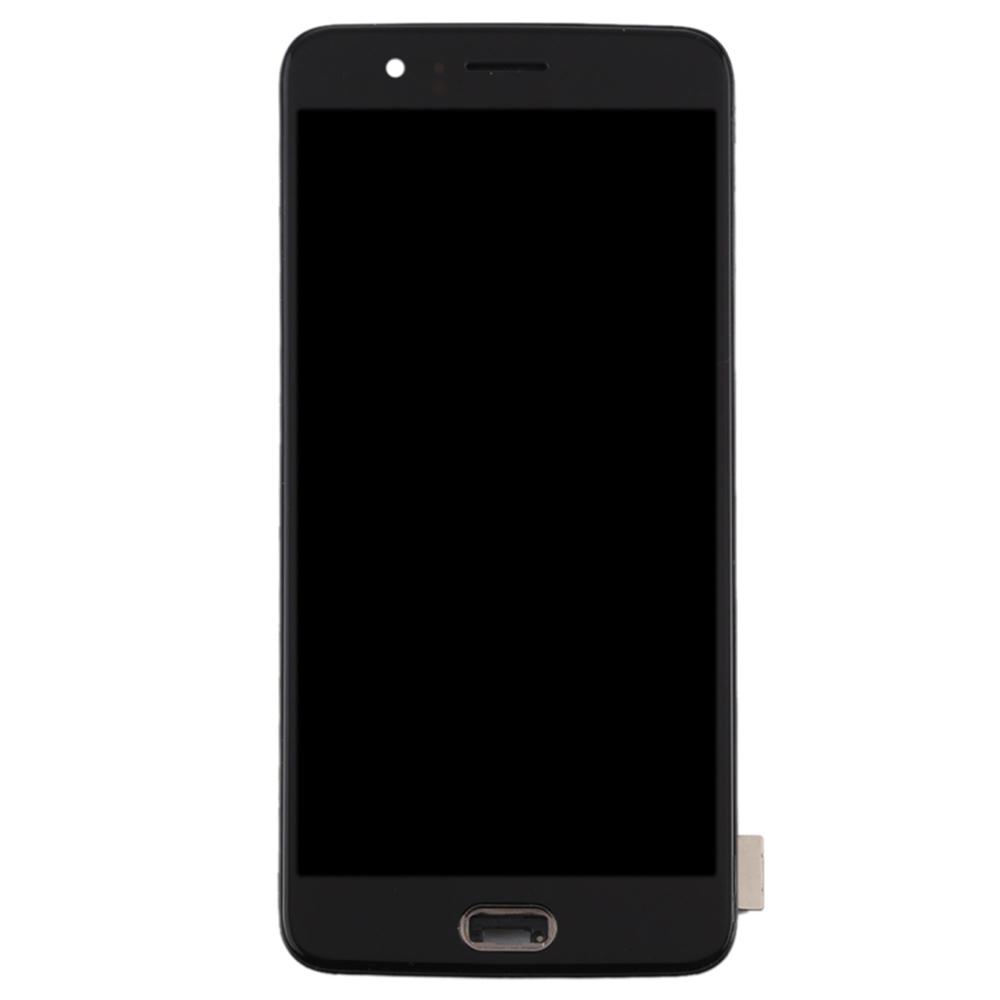 

Для OnePlus 5 класу C OLED-екран та дігітайзер + рамка (без логотипу) Black