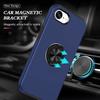 For iPhone 16e Case PC + TPU Phone Cover with Rotatable Ring Holder