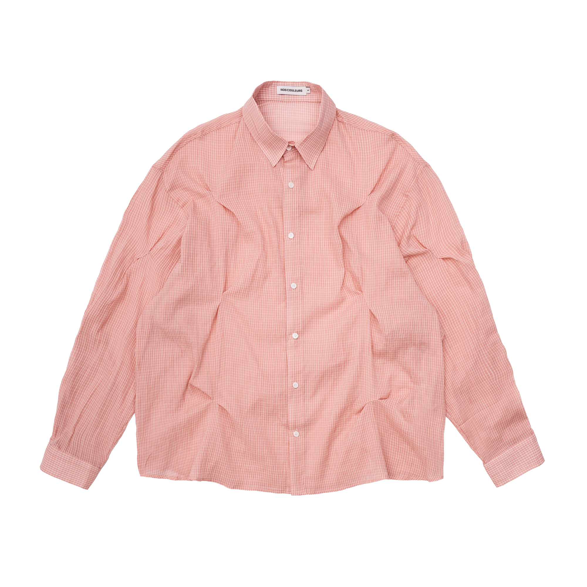 Nocoolers Summer Check Bite Shirts Peach Peach/2
