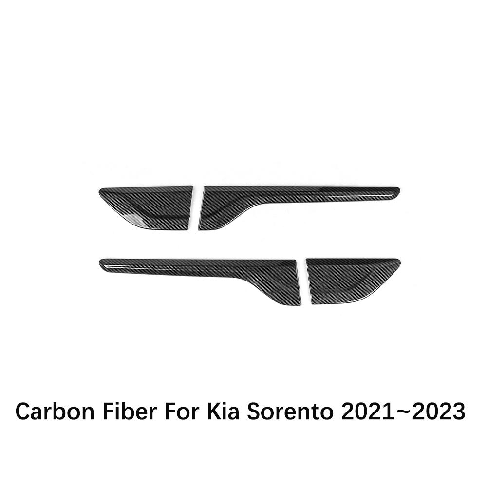 For Kia Sorento MQ4 2026-2026 Tuning Carbon Fiber Central Console Window Button Air Middle Vent Cover Door Trim Accessories LHD