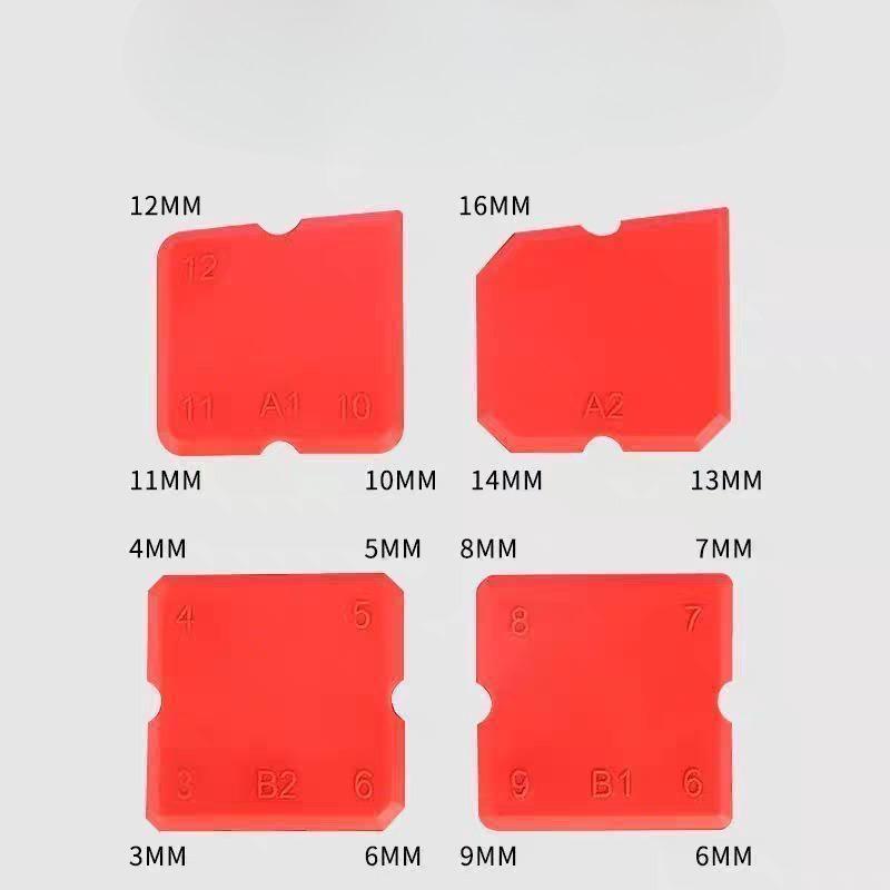 Rubber Sheet Window and Door Multi-functional Edge Trimming and Finishing Silicone Scraper Glass Sealant Joint Application Applicator