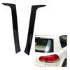 Rear Window Side Canard Spoiler Splitter Wing Black for Golf 6 MK6 GTI 20082013 High Reliability Plastic Material