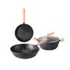Deslang 3-Piece Non-Stick Fine Iron Cookware Set