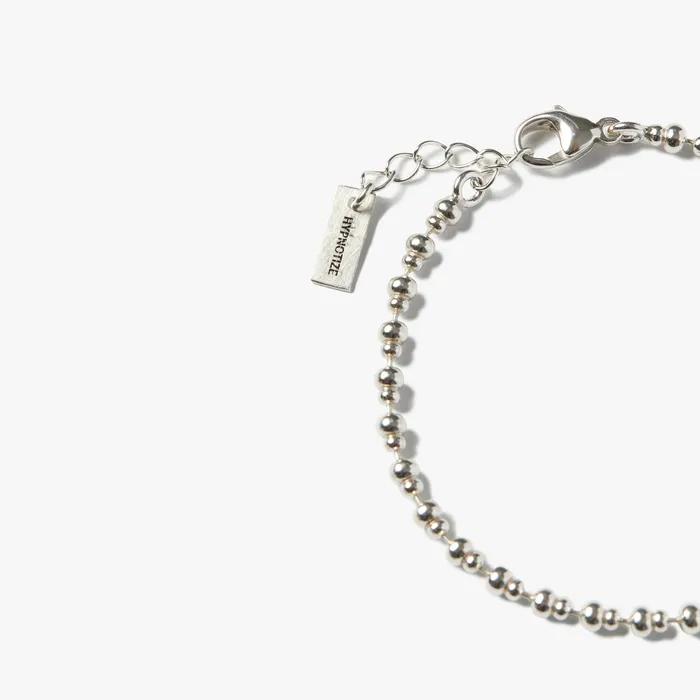 STEP BALL CHAIN BRACELET_WHITE