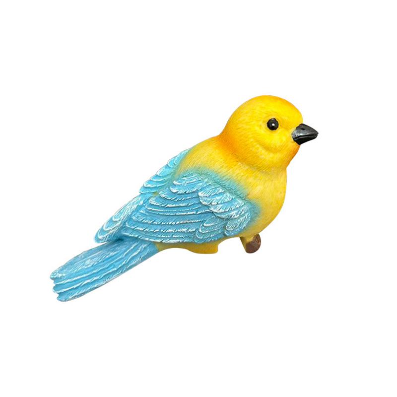 

Garden Bird Statue Flower Pot Hugger Outdoor Decor For Tree, Resin Bird Figurine Plant Pot Decorations For Fence Balcony Patio синій