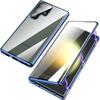 Suitable for Samsung S25ultra Magneto Mobile Phone Case Bright Metal Magnetic High Definition Anti Peeping Snap Protection Glasses Anti Fall