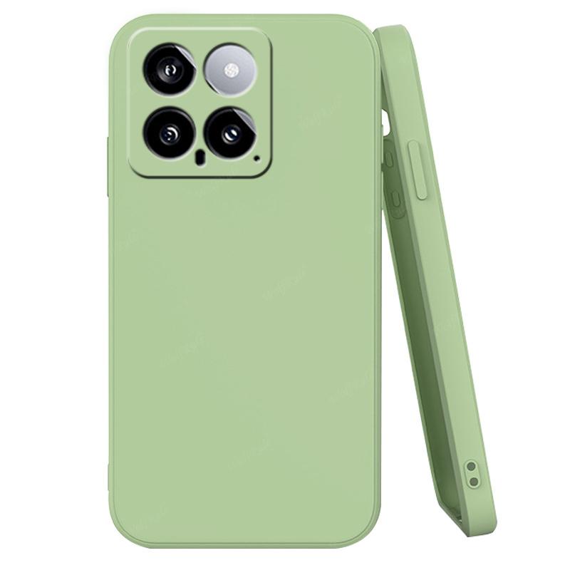 For Xiaomi 14 Case Cover Xiaomi 14 Capas Liquid Silicone Shockproof TPU Soft Fundas Xiaomi14 Mi14 Mi 11T 12T 13T 14 Pro