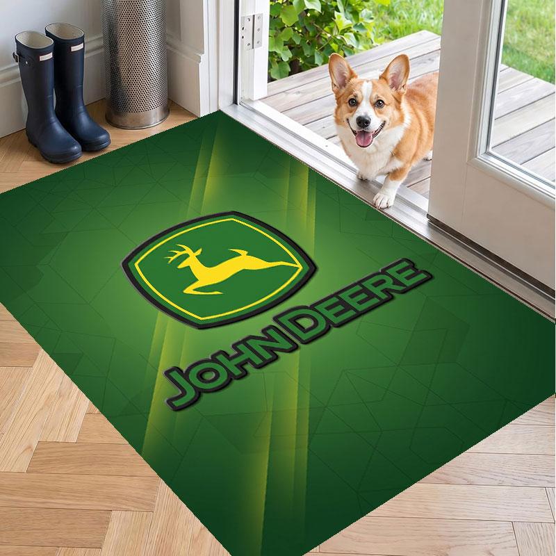 Tappeto Morbido per Pavimento con Motivo John Deere Tappeto Decorativo per la Decorazione della Stanza di Casa