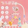 Babybett-Mobile mit Musik und Licht Niedliche Babybett-Mobile-Spielzeuge mit Fernbedienung 360°-Drehung Baby-Musik-Mobile für das Babybett