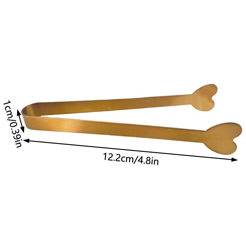 4/6PCS Stainless Steel Sugar Tongs, Creative Kitchen And Café Food Tongs, Ideal For Coffee, Ice, And Candy Handling