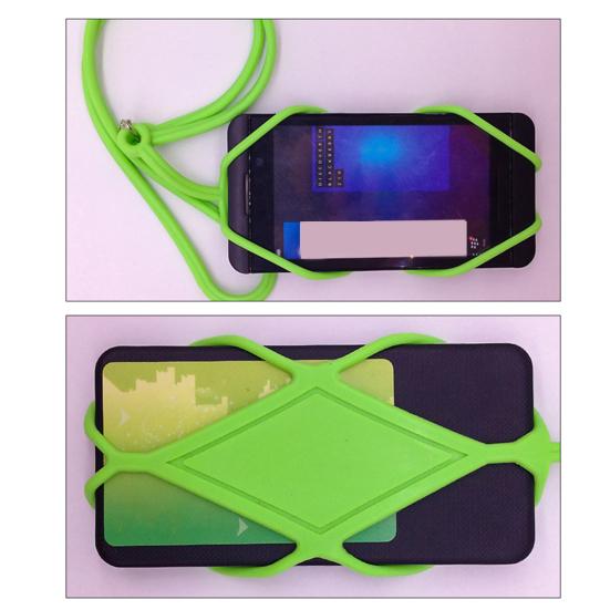 Silicone Strap High Elasticity Wear-resistant Strong Load Bearing Free Your Hands Cover Protective\ Silicone Phone Lanyard Neck Strap Phone Accessory
