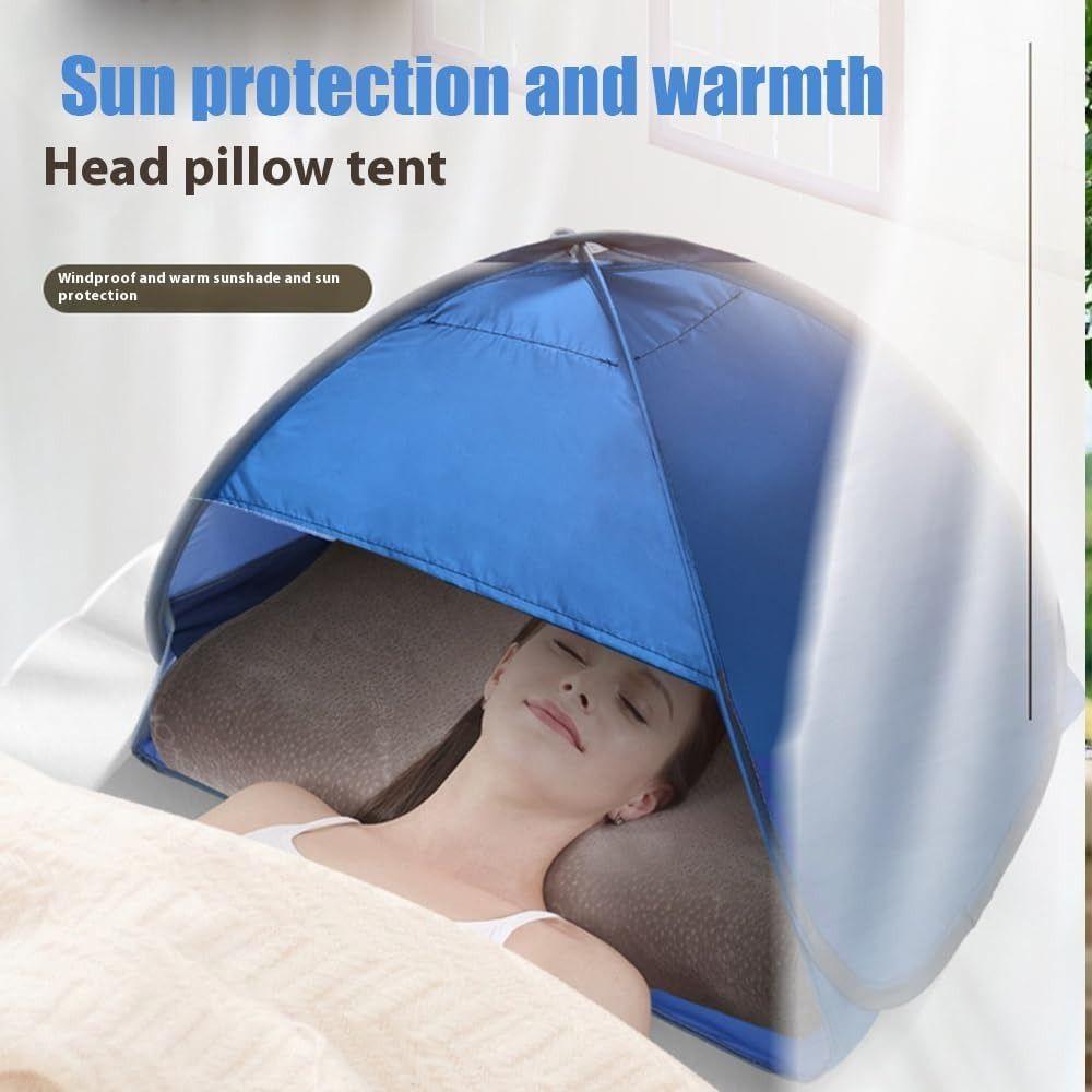 Foldable Head Sun Shelter Tent Sand-proof Sunbathing Head Canopy Multifunctional Beach Tent  Summer