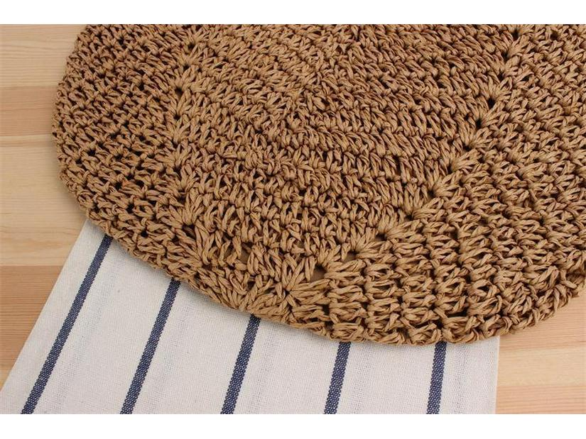 New Hollow Woven Paper Rope Shoulder Bag - Fashionable Casual Women's Beach Tote