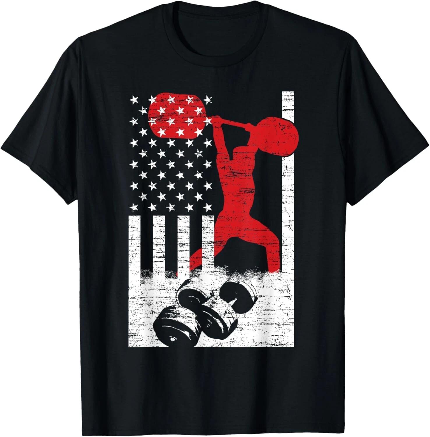 

American Olympic Weightlifting Tee Shirt Gift Unisex T-Shirt M