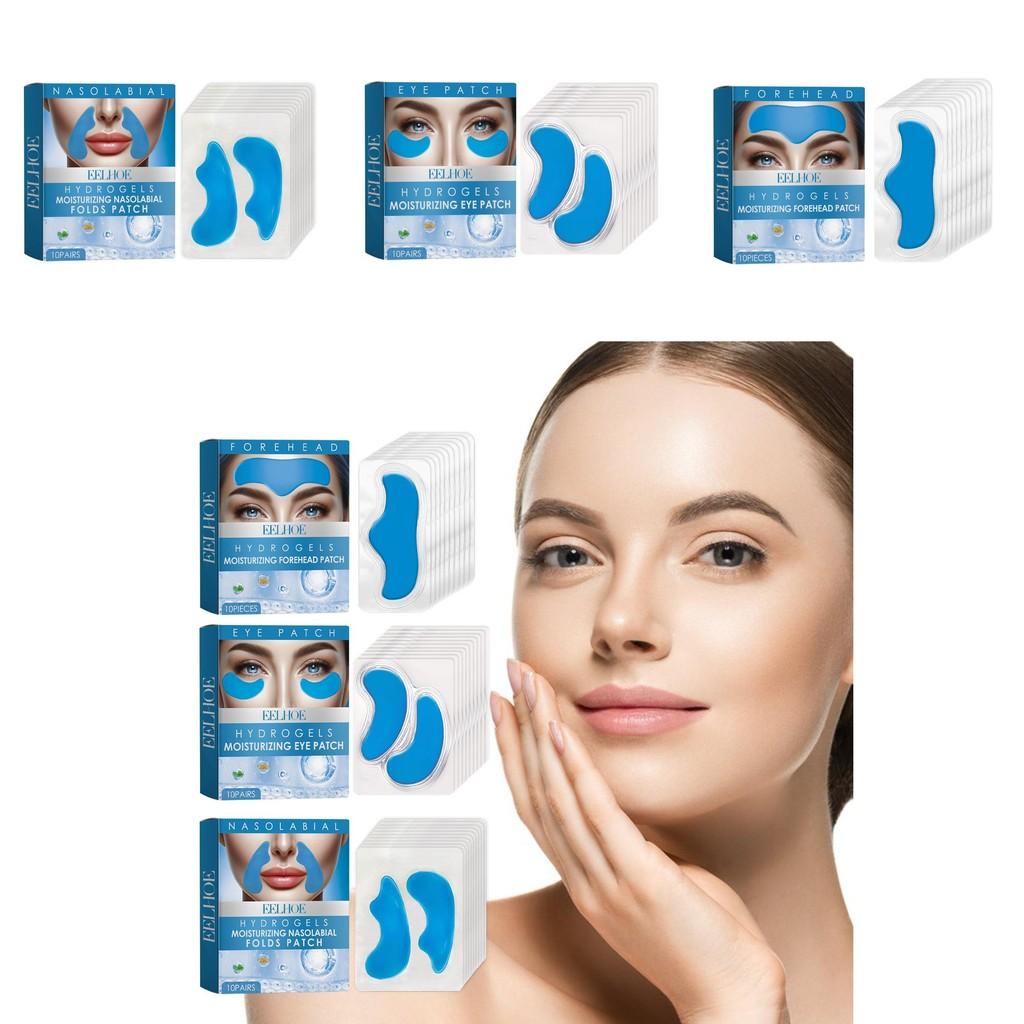 Eelhoe Hydrating Facial Patches For Forehead Fine Lines Smile Lines Eye Area Moisturizing Treatment