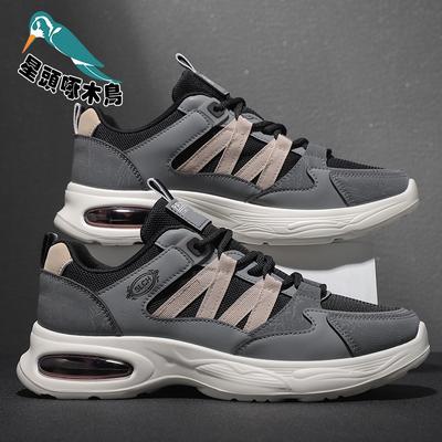 Men's Shoes Autumn Deodorant Breathable Sports Shoes Versatile Dad Shoes Male Student Net Shoes Running Shoes Men's Casual Shoes